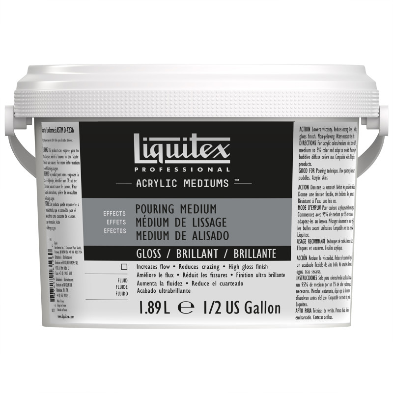 Professional Acrylic Pouring Medium, Gloss, 64 oz (1.89 L)