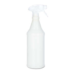 NSN8125015770210, AbilityOne®, SKILCRAFT, SKILCRAFT, Trigger Spray Bottle, Recyclable Plastic, 24 oz, Clear