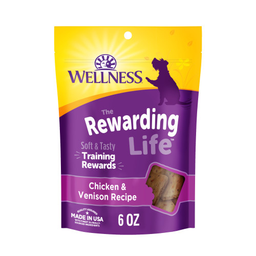 Wellness Rewarding Life Chicken & Venison Front packaging
