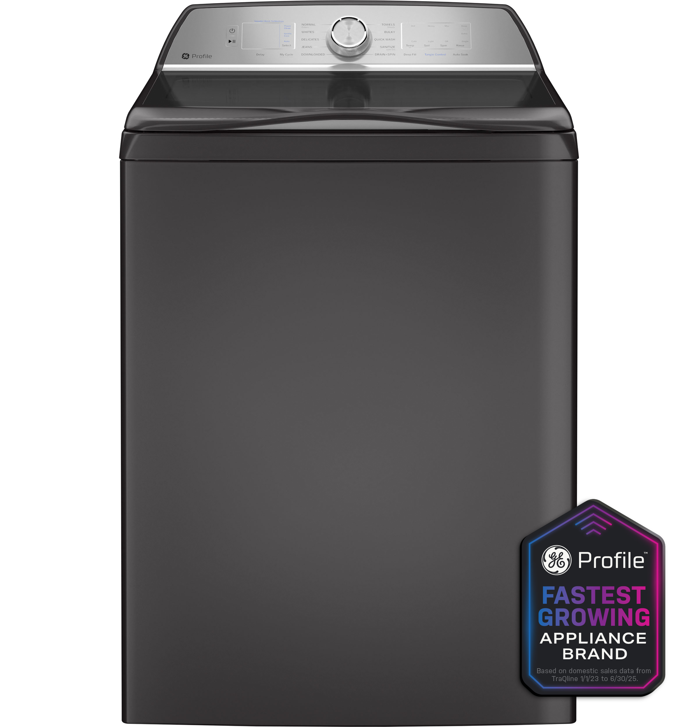 GE Profile™ ENERGY STAR® 4.9  cu. ft. Capacity Washer with Smarter Wash Technology and FlexDispense™