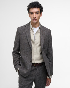 Textured Tweed Suit Jacket 