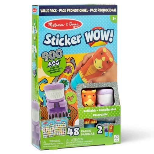Sticker WOW! Activity Pad & Sticker Stamper Value Pack - Dinosaur