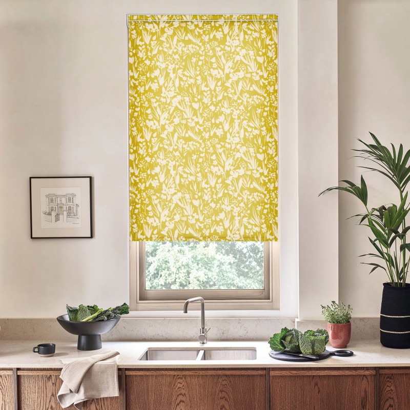 Vallie Chartreuse Roller Blind