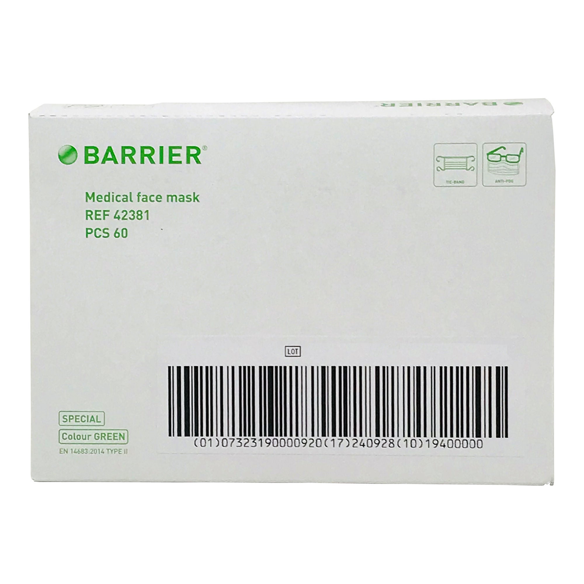 Barrier® Extra Protection Surgical Mask