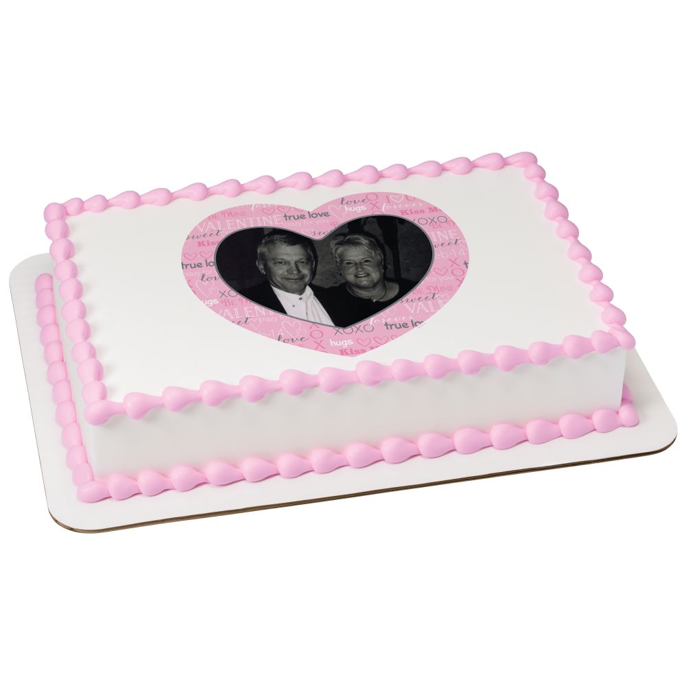 Image Cake Valentine Typography Heart