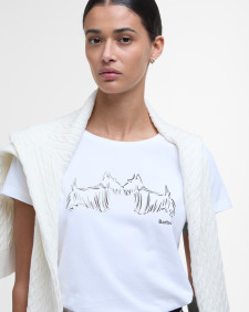 T-shirt con stampa Highlands 