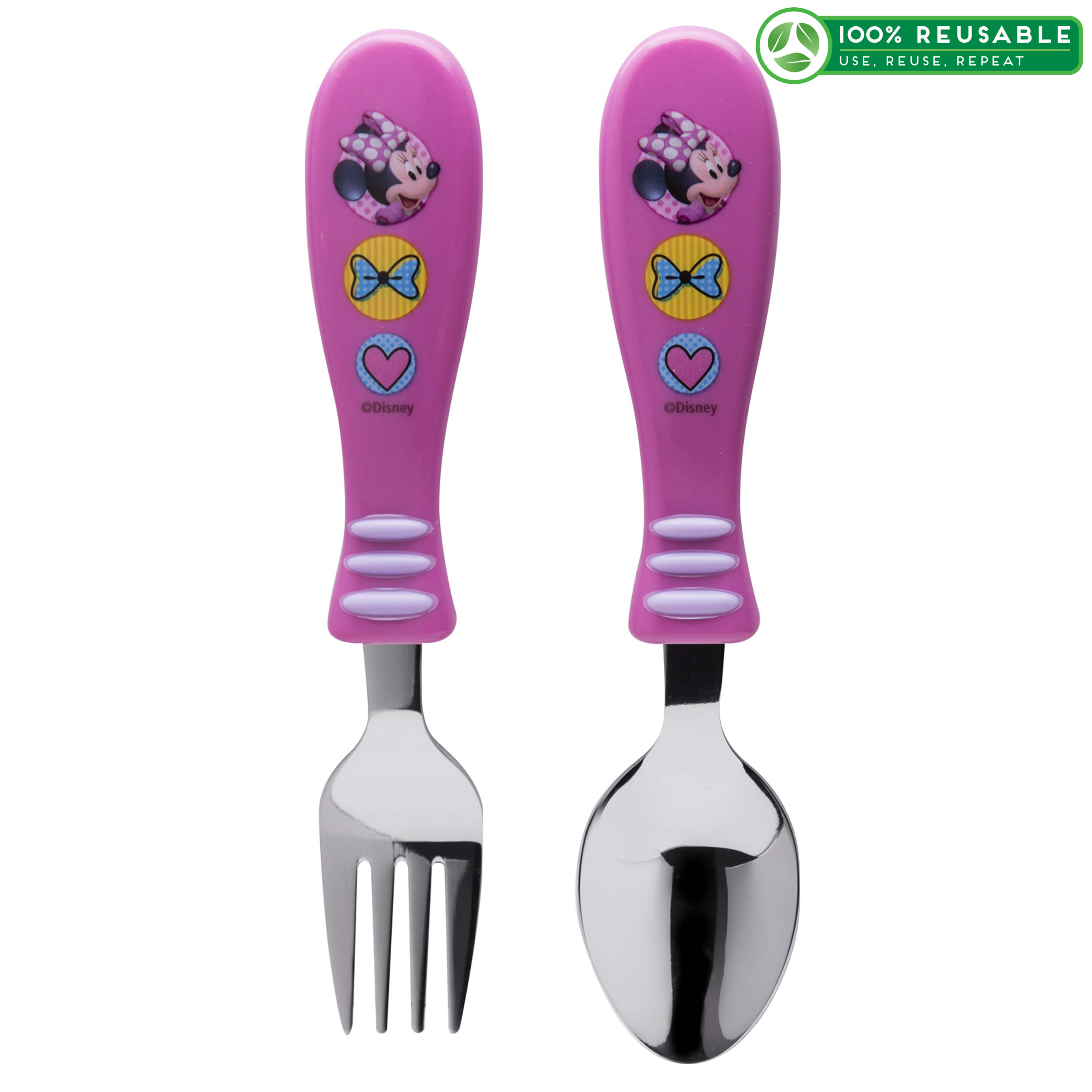 Disney Flatware Sets, Minnie Mouse, 2-piece set slideshow image 1 Disney Flatware Sets, Minnie Mouse, 2-piece set slideshow image 1
