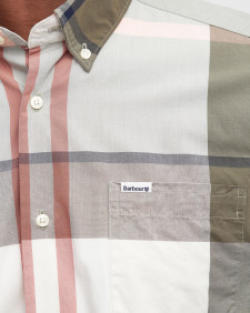 Harris Tailored Long-Sleeved Shirt Glenmore Olive Tartan