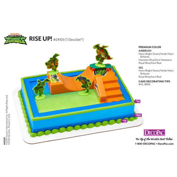 Teenage Mutant Ninja Turtles™ Rise Up! Cake Decorating Instruction Card