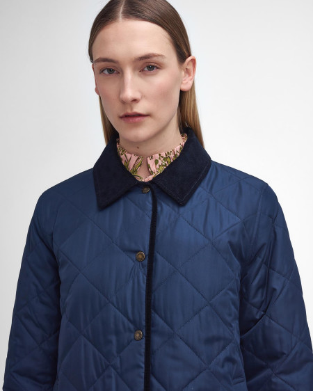 Barbour x William Morris Gallery Isabella Quilted Jacket
