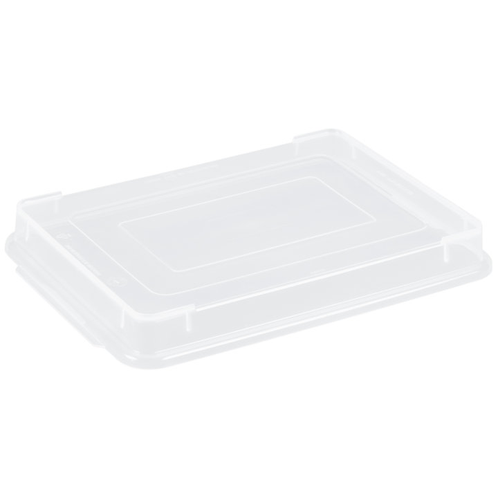 Quarter-size clear sheet pan cover