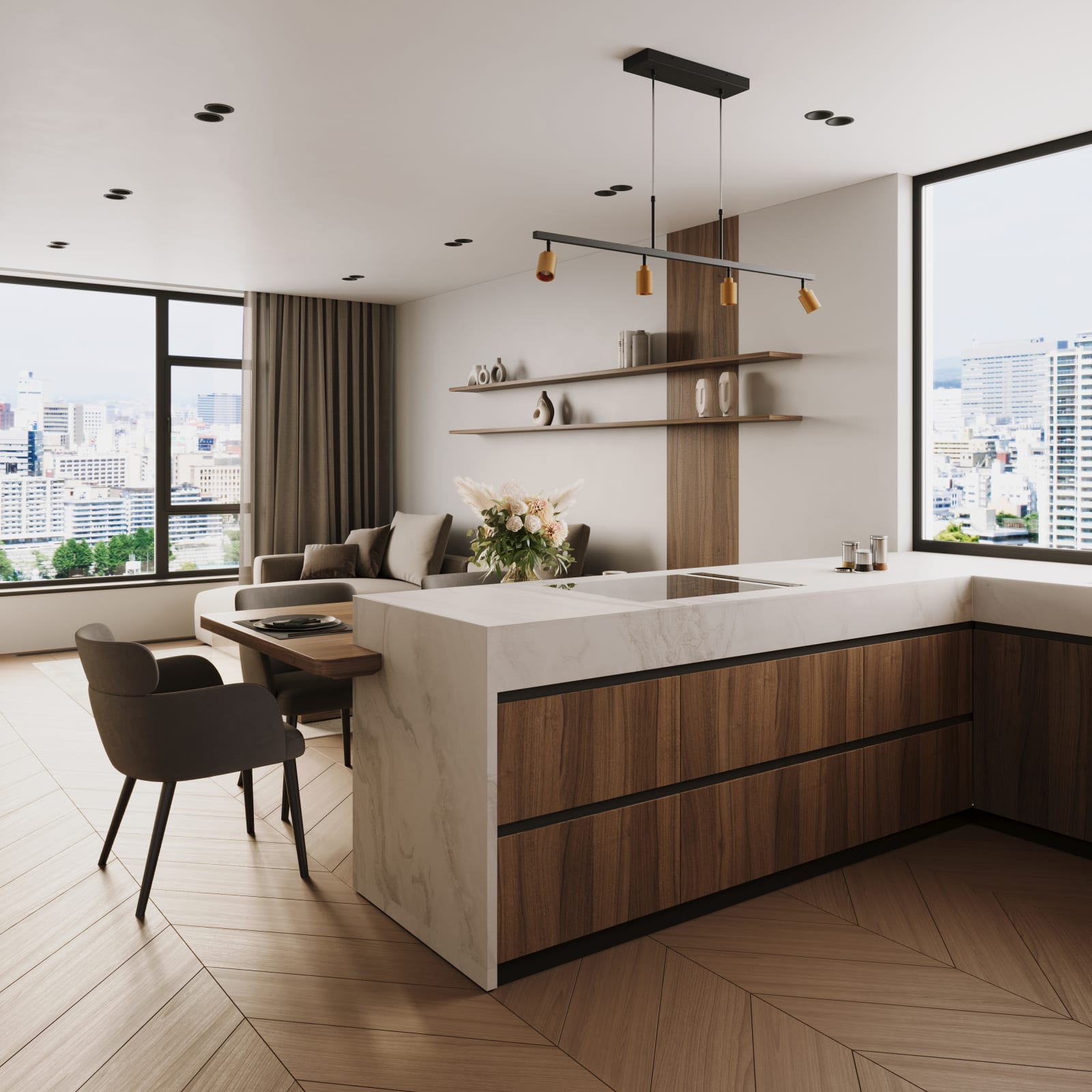 Shura 4 Head Track Pendant — installation 6