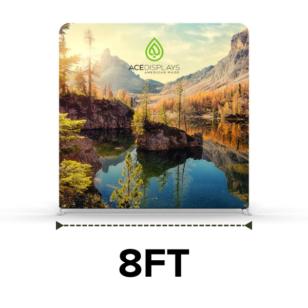 8ft W Tension Fabric Display image