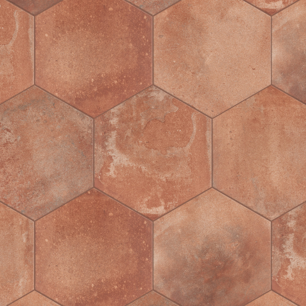 Americana Boston Hex North 14-1/8 in. x 16-1/4 in. Porcelain Floor and Wall Tile
