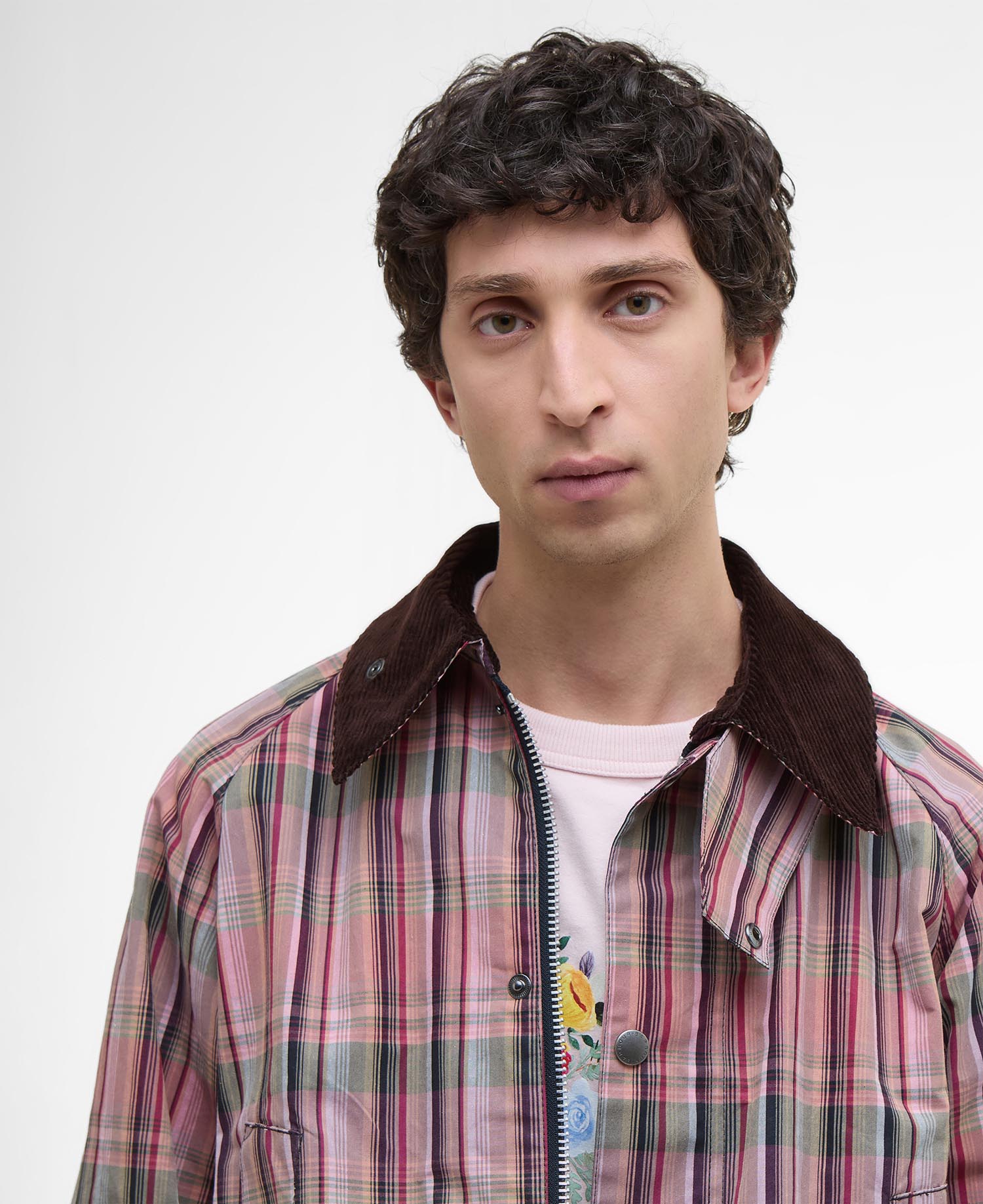 Barbour x NOAH Freizeitjacke Madras Bedale image number 3
