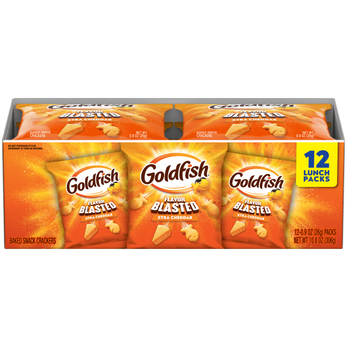 Xtra Cheddar Crackers, 12 count box