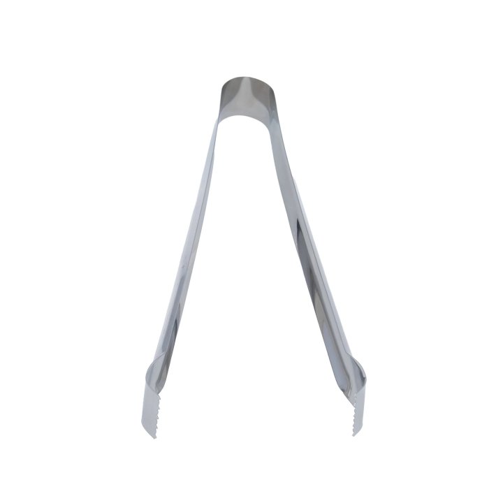 12-inch economy stainless steel pom tongs
