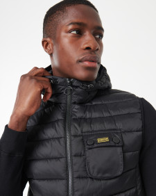 Ousten Hooded Gilet Classic Black
