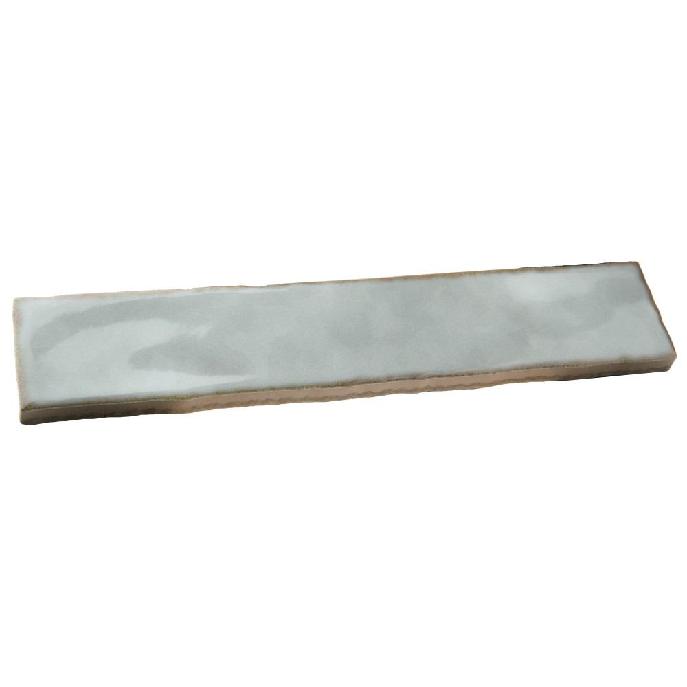 Hudson Studio Soho Brick Grey Eye 1-7/8 in. x 9-3/4 in. Ceramic Wall Tile