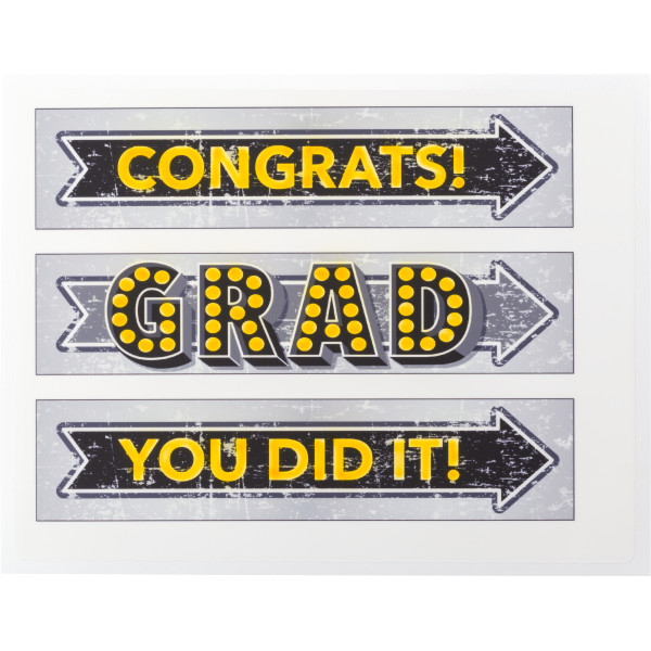 Grad Marquee Lights Edible Image® Designer Prints®