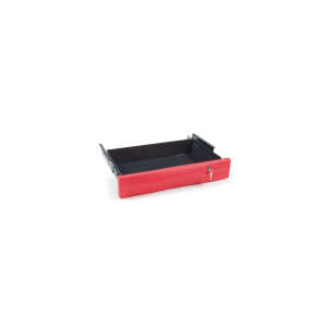 Rubbermaid Commercial, Extension Drawer, Black/Red