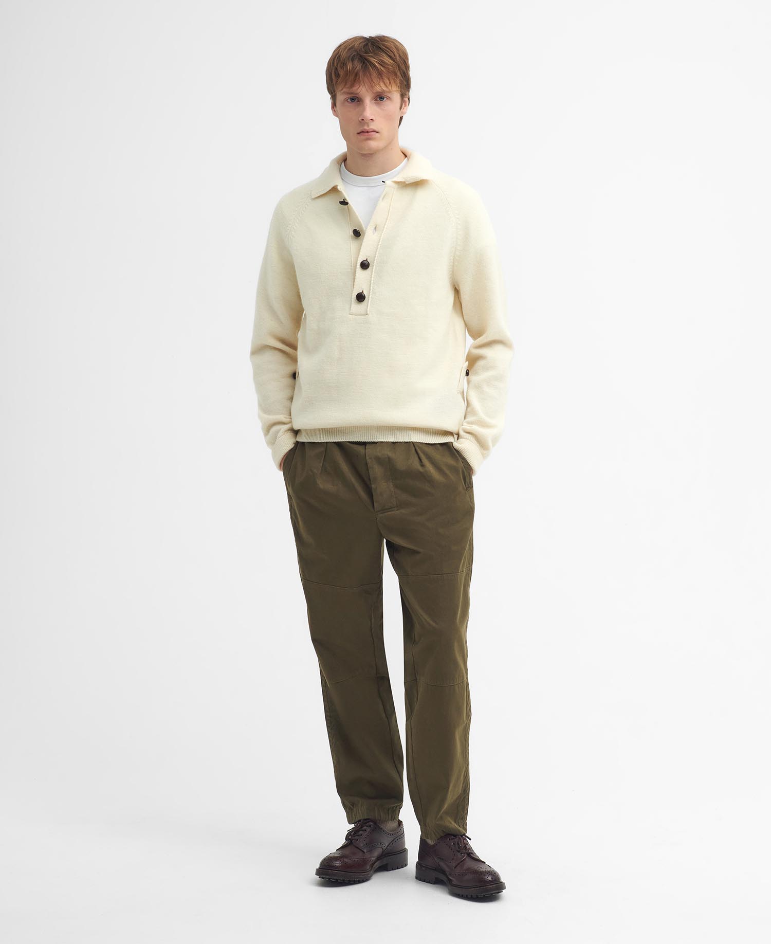 Barbour x TO KI TO Midden Collared Jumper image number 1