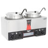 Twin-well 7-quart 120-volt Cayenne® model TW-27R rethermalizer with accessory package