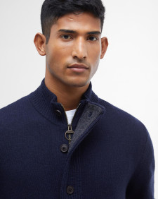Maglione con zip Patch 