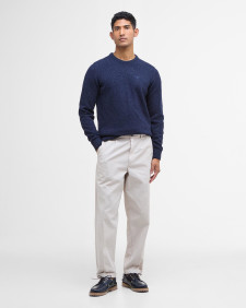 Essential Tisbury Crew-Neck Jumper Deep Blue