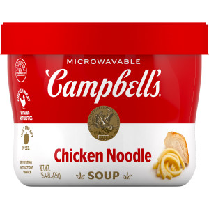 Campbell’s® Chicken Noodle Soup, 15.4 oz Microwavable Bowl