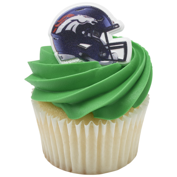 NFL Team Helmet Cupcake Rings
