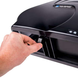 SAJR3090TBK, San Jamar, Reserva, Jumbo Bath Tissue Dispenser, Black Translucent