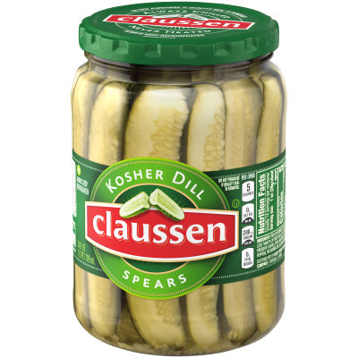 Claussen Kosher Dill Spears, 24 fl oz Jar