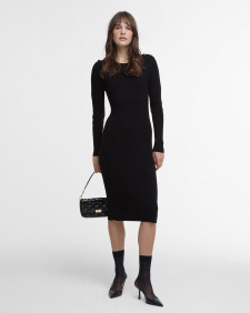 Peyton Knitted Midi Dress Classic Black