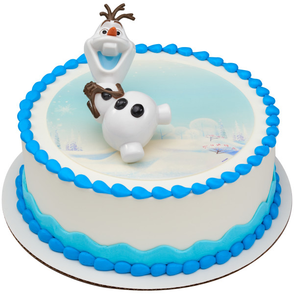 Frozen Olaf Chillin' PhotoCake® Edible Image® DecoSet® Background