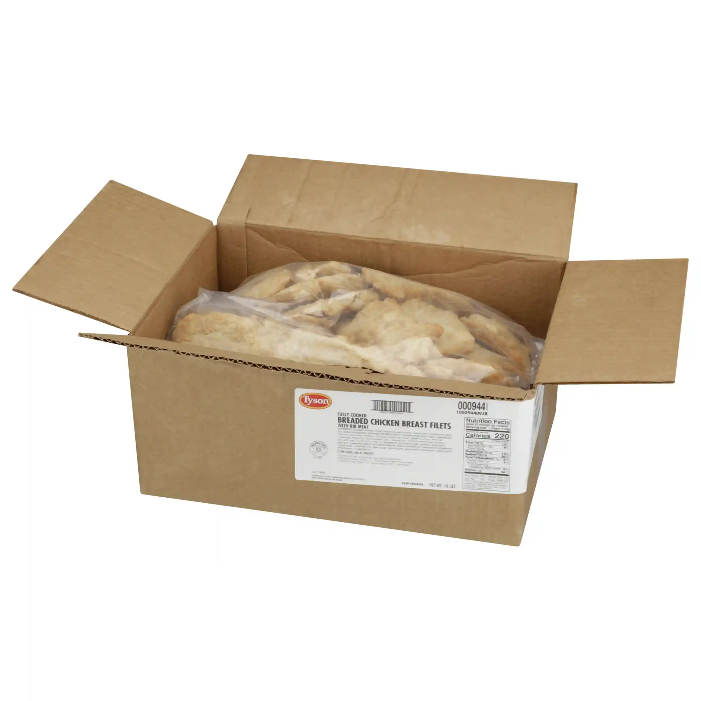 Tyson® Fully Cooked Breaded Chicken Breast Filets, 4 oz._image_4
