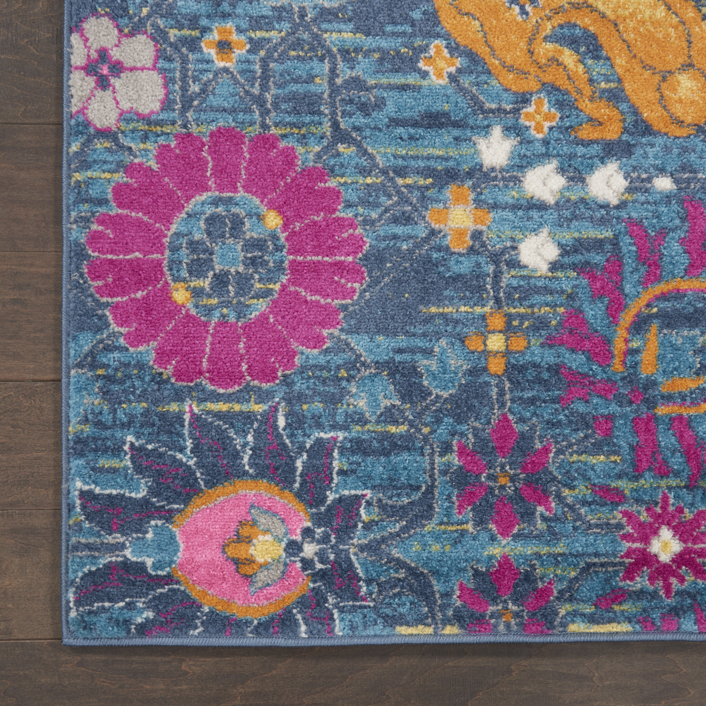 Nourison Passion 5'3" x 7'3" Denim Bohemian Indoor Rug
