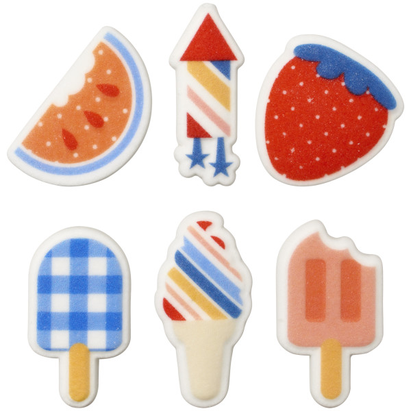 Cottagecore Treat Assortment - Red 3 Free Dec-Ons® Decorations