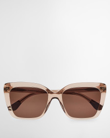 Round Sunglasses Light Brown