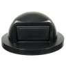 Witt Industries, Dome, Plastic, 55 gal, Black, Receptacle Lid