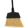 Carlisle, Duo-Sweep, 10in, Flagged Angled Broom with Hood, Polyester Bristles, Black