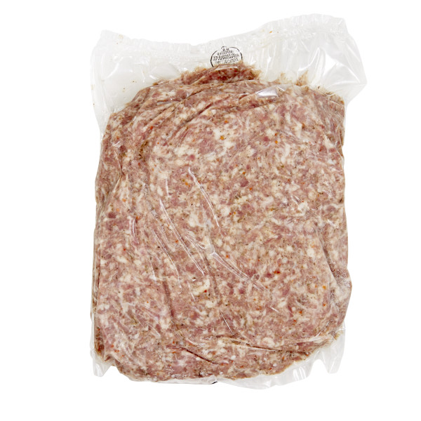 FONTANINI(r) Bulk Pork Sausage, Raw, 4/5 lb . C1CB - Front Center Inner Pack (Hi Res)