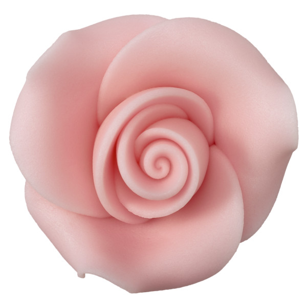 Light Pink 1.5" Rose - Red 3 Free SugarSoft® Premium Edible Decorations