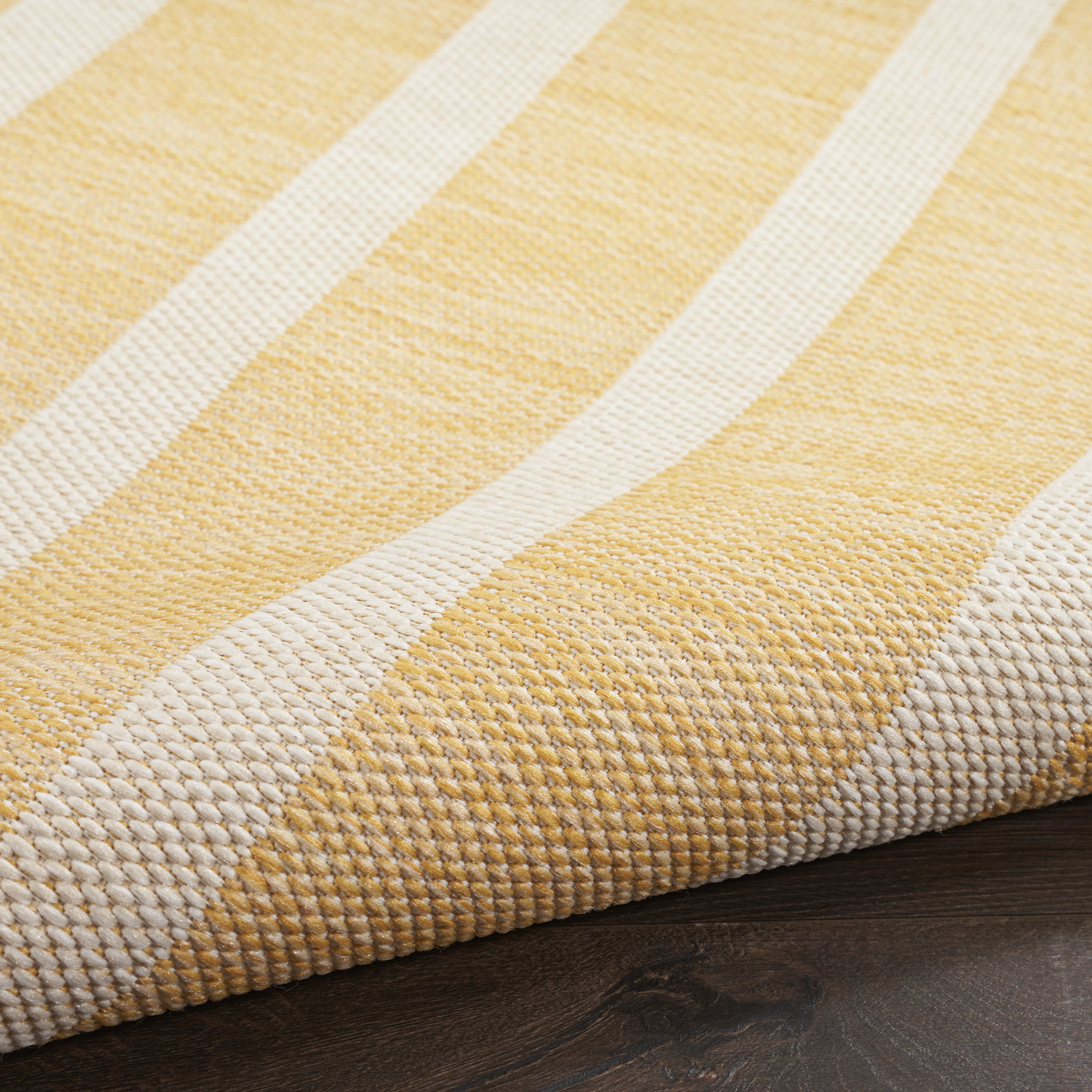 Nourison Positano 8' x 10' Yellow Ivory Modern Rug