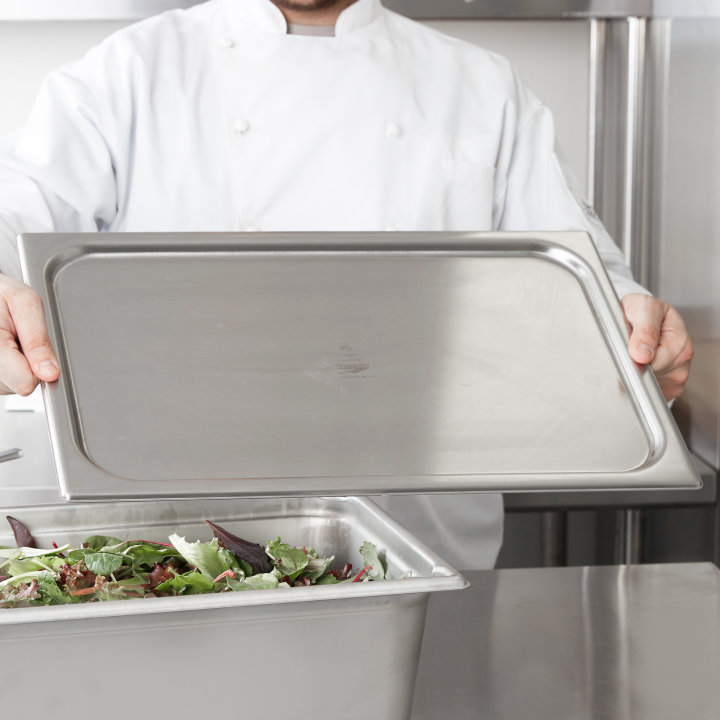 Full-size Super Pan® stainless steel cook-chill pan cover