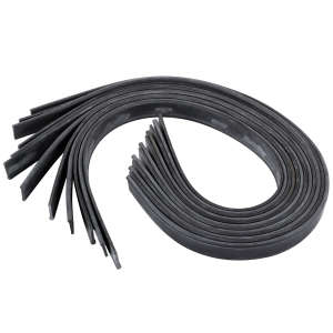 Unger, ErgoTec Soft Replacement, 24", Black, Rubber Squeegee