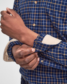 Bank Regular Long-Sleeved Shirt Classic Navy