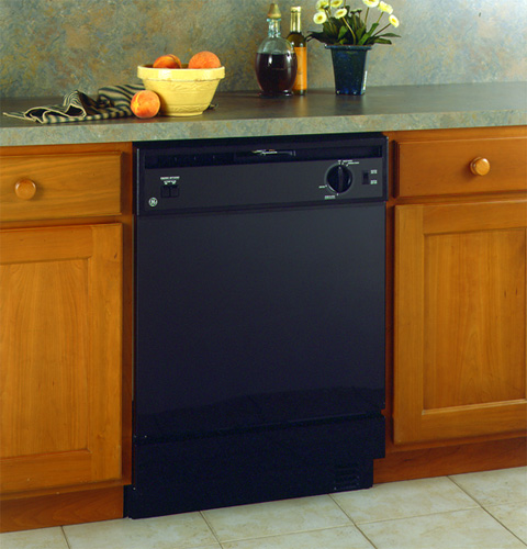 GE® Built-In Dishwasher with SureClean™ Wash System, 2 Wash Levels, 3 Cycles/2 Options and Standard Sound Insulation Package