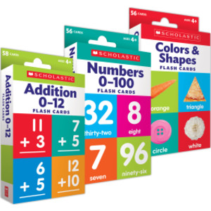Flash Cards: Math Set 1, 3 Sets