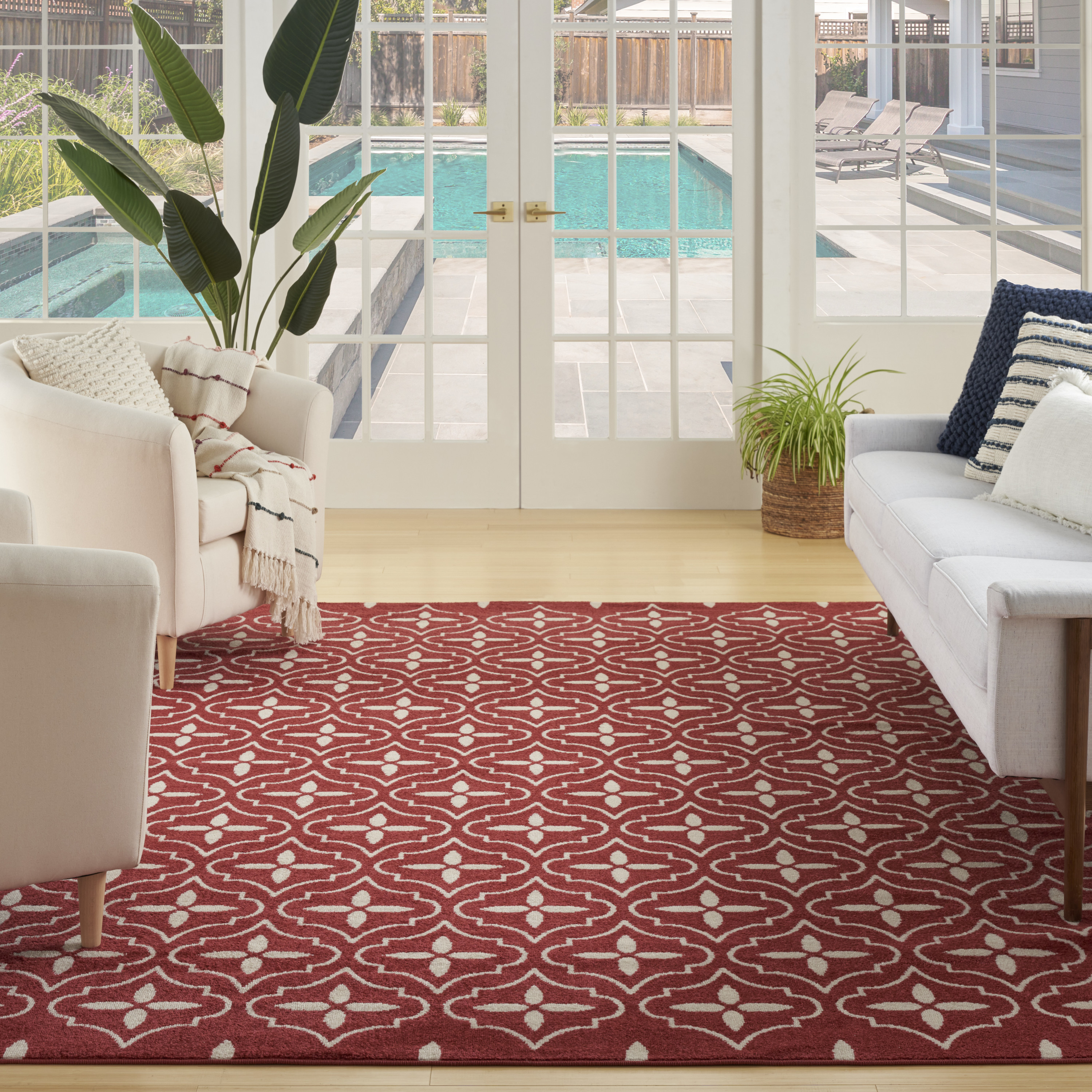 Nourison Nourison Essentials 8' x 10' Brick Ivory Modern Rug